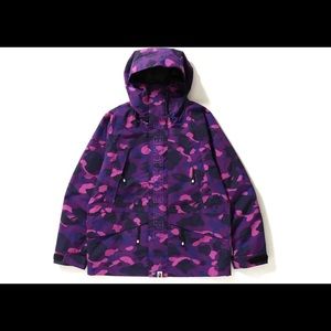 Mens Color Camo Snowboard Jacket